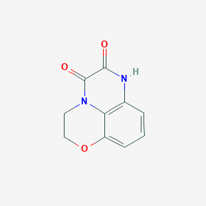 4-Oxa-1,10-diazatricyclo[7.3.1.0^{5,13}]trideca-5,7,9(13)-triene-11,12-dione