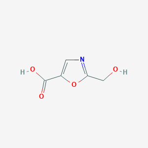 molecular formula C5H5NO4 B7950839 2-(Hydroxymethyl)oxazole-5-carboxylicacid 