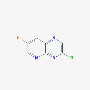 molecular formula C7H3BrClN3 B7950904 7-Bromo-3-chloropyrido[2,3-b]pyrazine 