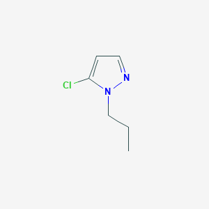 molecular formula C6H9ClN2 B7950908 5-Chloro-1-propyl-1H-pyrazole 