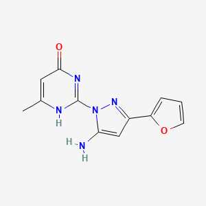 molecular formula C12H11N5O2 B7950950 CID 97036245 