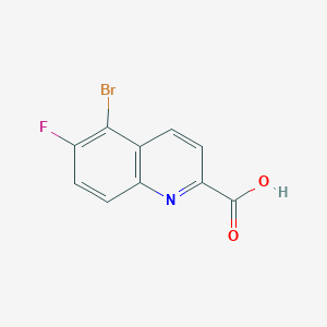 5-Bromo-6-fluoroquinoline-2-carboxylic acid