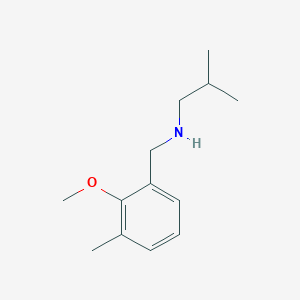 Isobutyl-(2-methoxy-3-methyl-benzyl)-amine