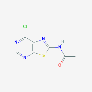molecular formula C7H5ClN4OS B7951115 N-(7-Chlorothiazolo[5,4-d]pyrimidin-2-yl)acetamide 