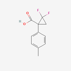 2,2-Difluoro-1-p-tolyl-cyclopropanecarboxylic acid