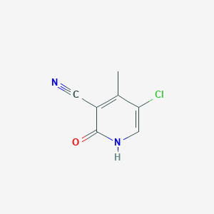 molecular formula C7H5ClN2O B7951168 5-Chloro-4-methyl-2-oxo-1,2-dihydropyridine-3-carbonitrile 