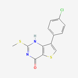 molecular formula C13H9ClN2OS2 B7951235 CID 75466306 