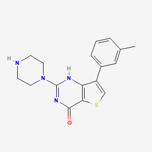 molecular formula C17H18N4OS B7951241 CID 75466365 
