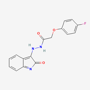 molecular formula C16H12FN3O3 B7951280 CID 5697240 