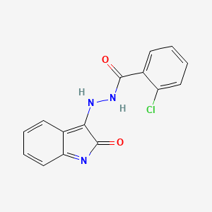 molecular formula C15H10ClN3O2 B7951284 CID 5408934 