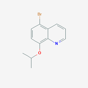molecular formula C12H12BrNO B7951313 5-Bromo-8-(propan-2-yloxy)quinoline 