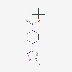 molecular formula C13H21N3O3 B7951327 Tert-butyl 4-(5-methyl-1,2-oxazol-3-yl)piperazine-1-carboxylate 