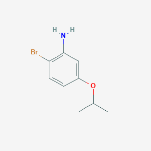 molecular formula C9H12BrNO B7951402 2-Bromo-5-isopropoxyaniline 