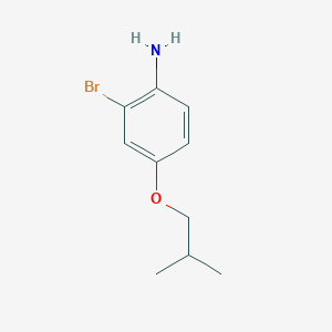 molecular formula C10H14BrNO B7951599 2-Bromo-4-isobutoxyaniline 