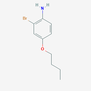 molecular formula C10H14BrNO B7951607 2-Bromo-4-butoxy-phenylamine 