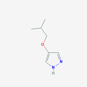 molecular formula C7H12N2O B7951609 4-Isobutoxy-1H-pyrazole 