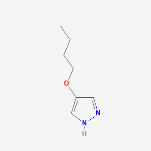 molecular formula C7H12N2O B7951617 4-butoxy-1H-pyrazole 