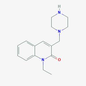 1-ethyl-3-(piperazin-1-ylmethyl)quinolin-2(1H)-one