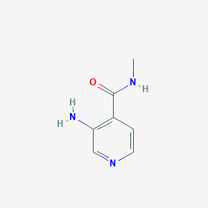 molecular formula C7H9N3O B7951665 3-Amino-N-methylisonicotinamide 