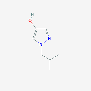 molecular formula C7H12N2O B7951687 1-(2-methylpropyl)-1H-pyrazol-4-ol CAS No. 78242-23-6