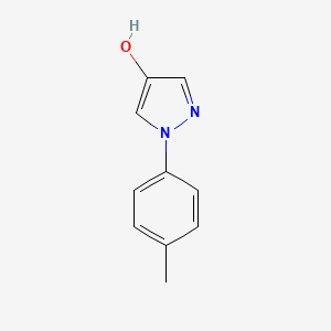 molecular formula C10H10N2O B7951689 1-p-tolyl-1H-pyrazol-4-ol CAS No. 77458-34-5