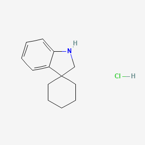 molecular formula C13H18ClN B7951726 Spiro[cyclohexane-1,3'-indoline] HCl 