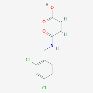 (2Z)-3-{[(2,4-dichlorophenyl)methyl]carbamoyl}prop-2-enoic acid