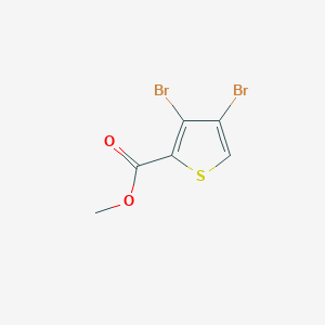 molecular formula C6H4Br2O2S B7951876 3,4-二溴噻吩-2-甲酸甲酯 