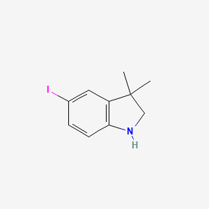 5-Iodo-3,3-dimethylindoline