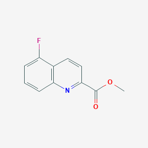 molecular formula C11H8FNO2 B7951880 Methyl 5-fluoroquinoline-2-carboxylate 