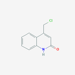molecular formula C10H8ClNO B7951884 4-Chloromethyl-1H-quinolin-2-one 