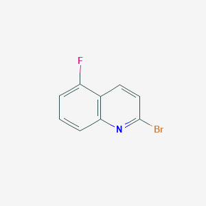 molecular formula C9H5BrFN B7951885 2-Bromo-5-fluoroquinoline 