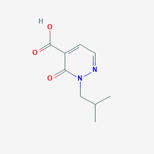 molecular formula C9H12N2O3 B7951999 2-Isobutyl-3-oxo-2,3-dihydropyridazine-4-carboxylic acid 