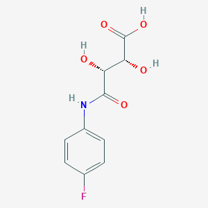 molecular formula C10H10FNO5 B079520 (+)-4'-氟酒石酸 CAS No. 206761-65-1