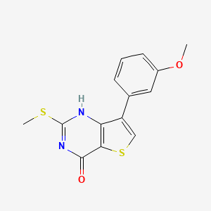 molecular formula C14H12N2O2S2 B7952021 CID 75466307 