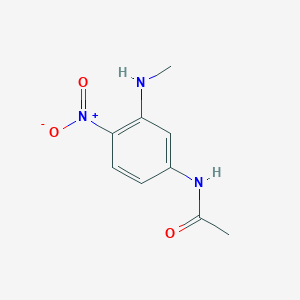 molecular formula C9H11N3O3 B7952026 N-(3-Methylamino-4-nitro-phenyl)-acetamide 