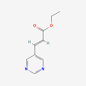 Ethyl (2E)-3-pyrimidin-5-ylacrylate