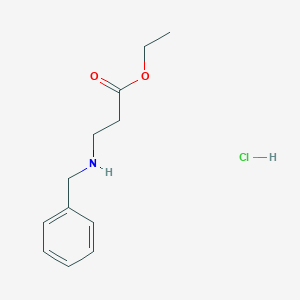 molecular formula C12H18ClNO2 B7952167 Ethyl 3-(benzylamino)propanoate hydrochloride 