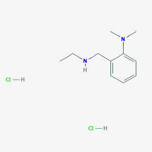 molecular formula C11H20Cl2N2 B7952264 2-((Ethylamino)methyl)-N,N-dimethylaniline dihydrochloride 