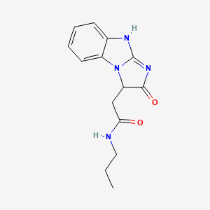 molecular formula C14H16N4O2 B7952323 CID 71668695 