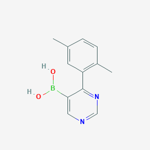 molecular formula C12H13BN2O2 B7952446 [4-(2,5-Dimethylphenyl)pyrimidin-5-yl]boronic acid 