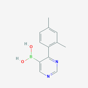 molecular formula C12H13BN2O2 B7952450 [4-(2,4-Dimethylphenyl)pyrimidin-5-yl]boronic acid 