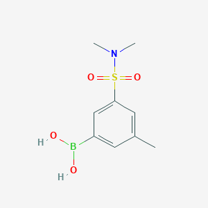 molecular formula C9H14BNO4S B7952457 [3-(Dimethylsulfamoyl)-5-methylphenyl]boronic acid 