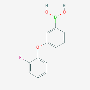 molecular formula C12H10BFO3 B7952588 3-(2-Fluorophenoxy)phenylboronic acid 