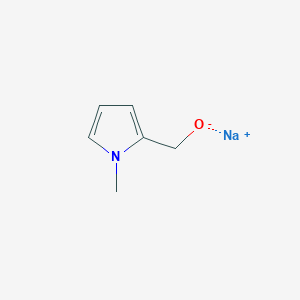 molecular formula C6H8NNaO B7953599 sodium (1-methyl-1H-pyrrol-2-yl)methanolate 