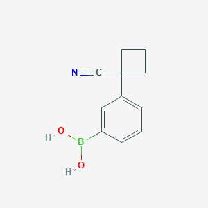 [3-(1-Cyanocyclobutyl)phenyl]boronic acid