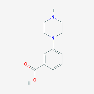 molecular formula C11H14N2O2 B079541 3-(哌嗪-1-基)苯甲酸 CAS No. 446831-28-3