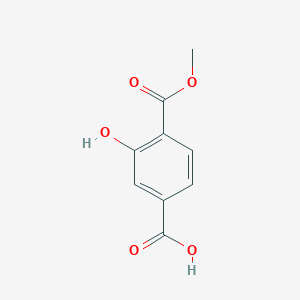 molecular formula C9H8O5 B7954385 3-羟基-4-(甲氧羰基)苯甲酸 