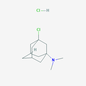 molecular formula C12H21Cl2N B7954457 (3-chloro-1-adamantyl)dimethylamine HCl 