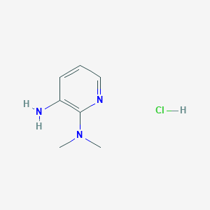 molecular formula C7H12ClN3 B7954462 N2,N2-Dimethylpyridine-2,3-diamine hydrochloride 